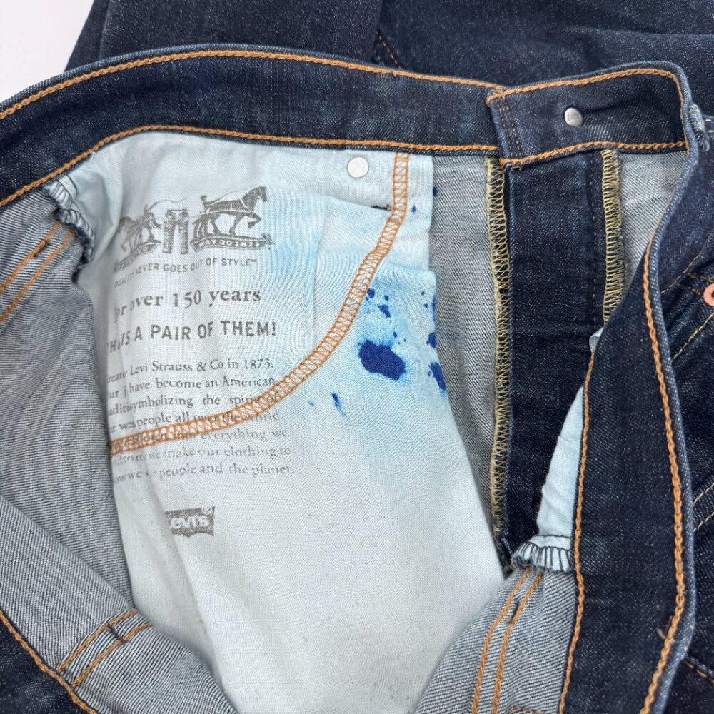 Levi’s 541 Men’s Athletic Taper Dark Wash Jeans 36x32 - Picture 12 of 15